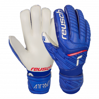 Reusch Attrakt Grip Finger Support Junior 5172810 4011 white blue 1